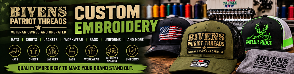 custom patriotic embroidery